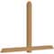 Ekena Millwork Eugene Smooth Timber Gable Bracket, Western Red Cedar, 108"W x 72"H x 5 1/2"D x 5 1/2"F, 16/12 Pitch GBW108X72X0606EUG00SWR - alternate 4
